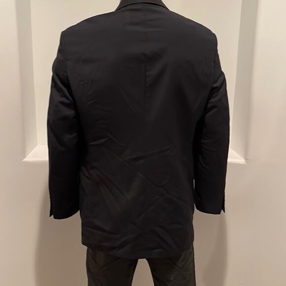 Paolo Giardini Men’s Wool Blazer Sport Coat Jacket Black 3 Buttons Size 38R - Picture 2 of 13